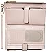Michael Kors Women's Jet Set Double Zip Wristlet, Gold-Tone Hardware/Brown/Soft Pink