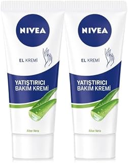 Nıvea Zeytinyağlı Nemlendirici El Bakım Kremi 75Ml, Yağlı Ve Yapışkan His Bırakmaz, Yumuşak Cilt, X2 Adet