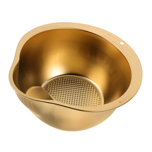 Alipis Cesta Coladora Inoxidable Para Escurrir y Verduras Colador De Fina Para Arroz Herramienta De Cocina Multifuncional Para Drenaje y Enjuague