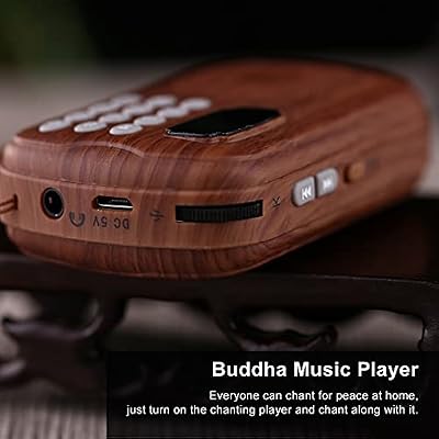 FLEXMAN Buddha Music Player, Buddhist Chanting Player, Electronic Portable Buddha Praying Machine, Automatic Buddha Praying Player for Home, Buddhist Temples