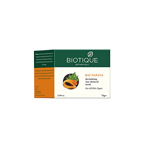 Image of Biotique Bio Dandelion Visibly Ageless Serum, 40 ml And Biotique Bio Papaya Revitalizing Tan Removal Scrub, 75g