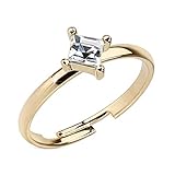 Ocasión: nuestro anillo de oro para mujer es adecuado para cualquier ocasión. Como detalle brillante para el día a día, como regalo para Navidad, cumpleaños, San Valentín, Pascua, Día de la Madre, Día de la Mujer, Día del Padre. Debido a su aspecto noble y de alta calidad, este anillo también es adecuado como anillo de compromiso, de amistad o de pareja.