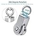 Cable Pulley Wheel Stainless Steel Swivel Pulley Block Silence Rotation Traction Wheel for Pulley System Lifting Gym Equipment Clothesline (2 Pack)