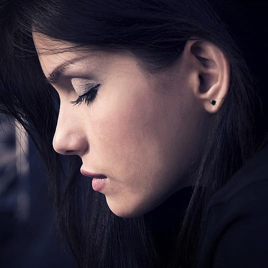 Solitaire Round Black Onyx 925 Sterling Silver Stud Earrings Platinum Plated Fine Jewelry for Women Men4