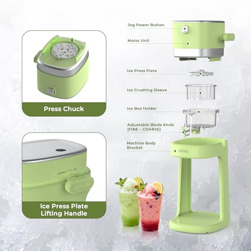 SUSTEAS Snow Cone Machine, Shaved Ice Machine with Adjustable Texture - image 7