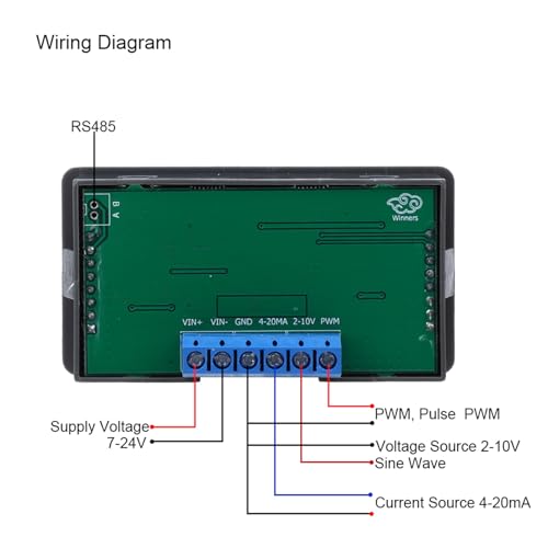 Image of Garosa Signal Generator PWM Pulse Frequency Generator Adjustable Module Sine Wave 4-20mA 2-10V Function Generator without RS485
