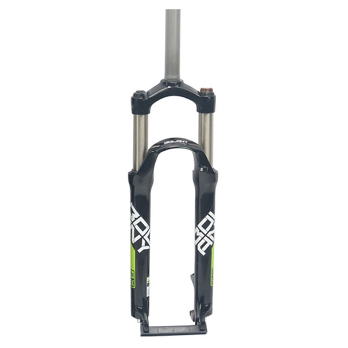 FKXSXAZ Bike Suspension Front Fork 26 27.5 29 Inch Mountain Aluminum Alloy Mechanical Disc Brakes 2640g(Black Green,27.5")