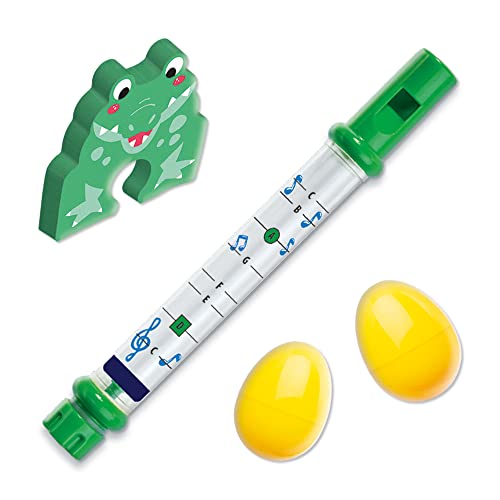 SES Creative 13059 Croco music in the bath - Water flute can be filled with water; Water level changes the pitch of the flute; Age 3+ - Image 2