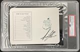 HENRIK STENSON Signed Autographed Augusta National Masters Card PSA/DNA Auto - Autographed Golf Cards