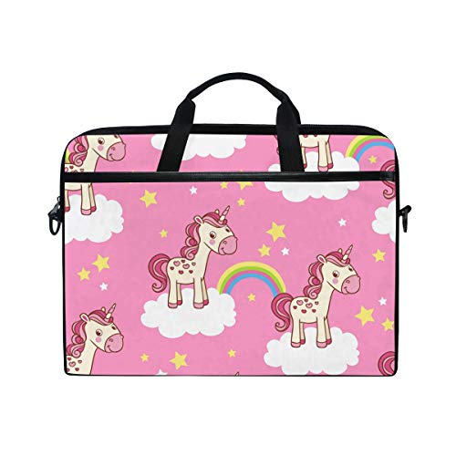 Sacoche ordinateur 14 à 15.4 pouces licorne rose contre les chocs et les rayures