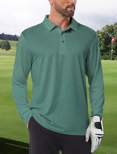 Mens Golf Shirt Dry Fit Performance Polo Shirts for Men Mens Short Sleeve Shirts Casual Work Shirts for Men2