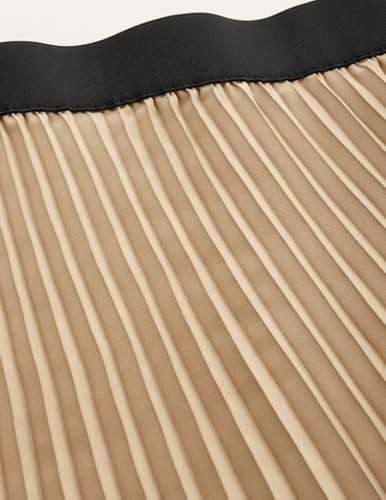 Image of ZWERLON | Women Accordian Pleat Maxi Flared Skirt
