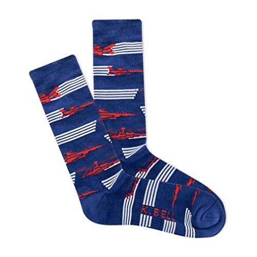 Image of K. Bell Socks womens Retro Varsity Lettuce Crew