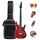 E-Gitarre Anfänger Anfänger Erwachsene Praxis E-Gitarre Advanced Performance Set Professionelle Klasse D170 (Rot)