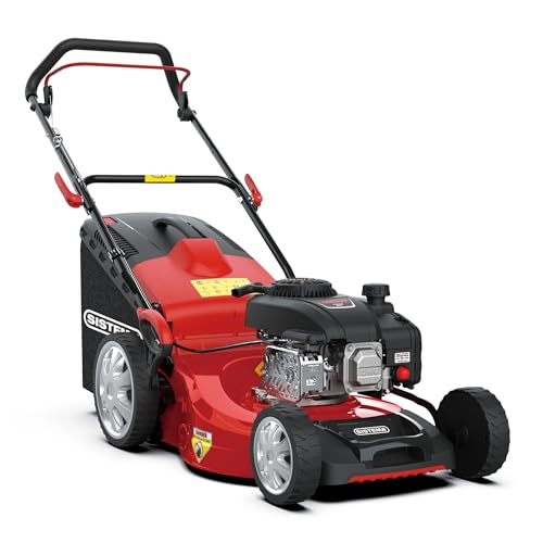 SISTEMA® – Tagliaerba a spinta con motore a benzina 4T 131 cc OHV DG500, taglio 46 cm | Mod. SPL-S 460-131