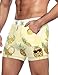 COOFANDY Swim Trunks for Men Sexy Swim Brief Square Leg Swimsuit Swimming Short Bathing Suit with Pocket
