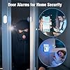 Door Chime,Sanjie WiFi Door Sensor Open Chime When Entering for Business/Home/Store/Office Alert Your Phone,Alarms for Kids Safety,500 FT Range,20 Ringtones ,2 Sensors 1 Receiver