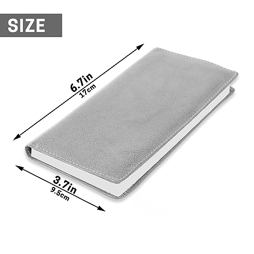 Image of Aurya Leather Checkbook Covers for Personal Checkbook, Checkbook Holder with Free Vinyl Divider, Checkbook Cover for Duplicate Checks for Men and Women