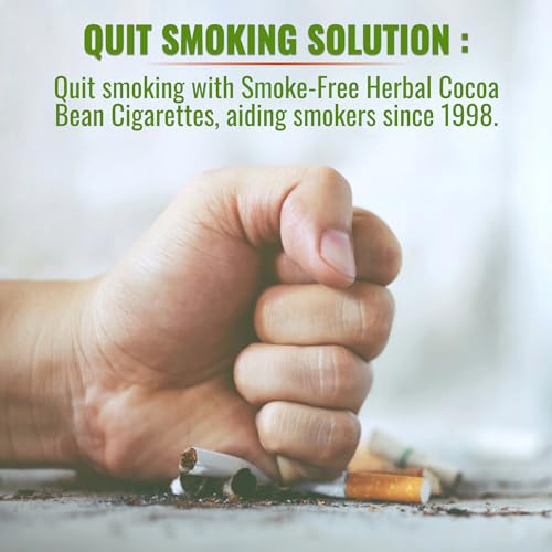 Smoke Free Herbal Cocoa Bean Cigarettes -5 Packs Menthol 100% Tobacco Free & Nicotine Free thumb #6