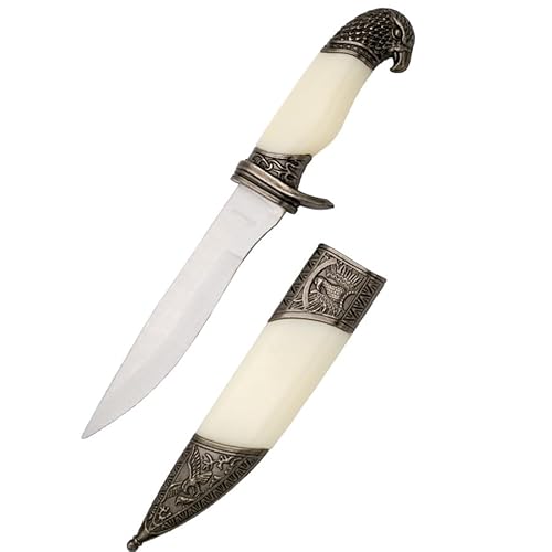 Daga Águila Romana níquel S0209S | Cuchillo-puñal templario histórico de coleccionista con Vaina. Colección de artículos Antiguos…
