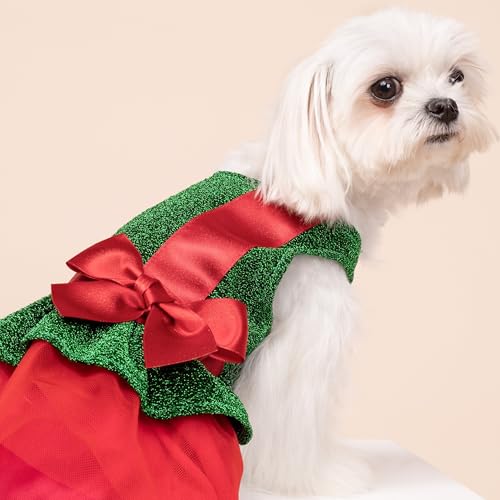 Disfraz de Vestido Navideño para Perro Pequeño XS miniatura 3