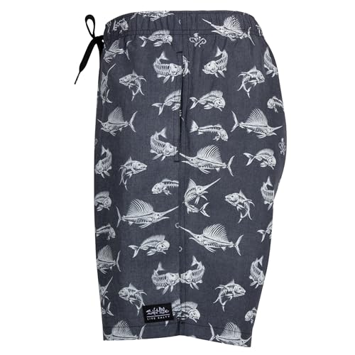 Salt Life Men's Fish N Bones Boardshorts3