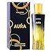 NASEEM Blue Aqua & Aura Aqua Perfume for Unisex | Fresh Sweet-Salty Water Aroma, Ginger, Grapefruit, Ambroxan, Alcohol-Free, Long-Lasting Fragrances for Men & Women (Combo - 80ml Each)