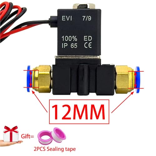Électrovanne pneumatique 1/4" AC110V normalement fermée bidirectionnelle