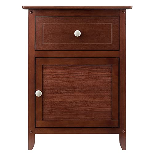 Winsome 94215 Wood Eugene Accent Table, Walnut thumb #5