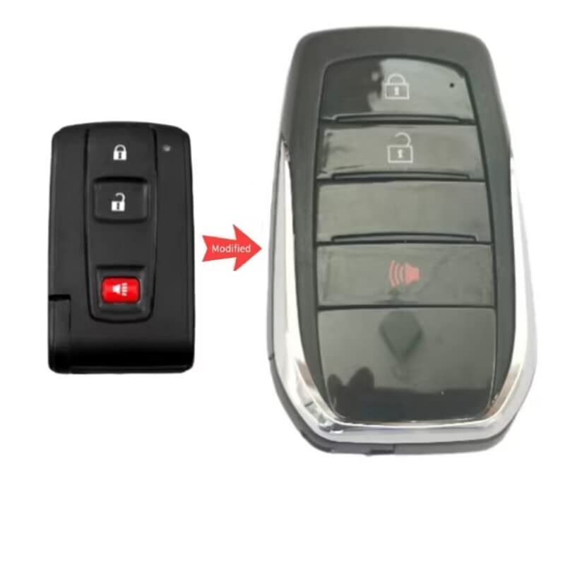 Carcasa de repuesto para llave Toyota con 3 botones de alta sensibilidad para Prius