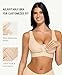 FeelinGirl Post Surgery Compression Bra Soft Support for Mastectomy Breast Augmentation Breast Lift Bra Skin M