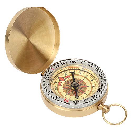 Brújula de estilo vintage luminosa con llavero miniatura 3