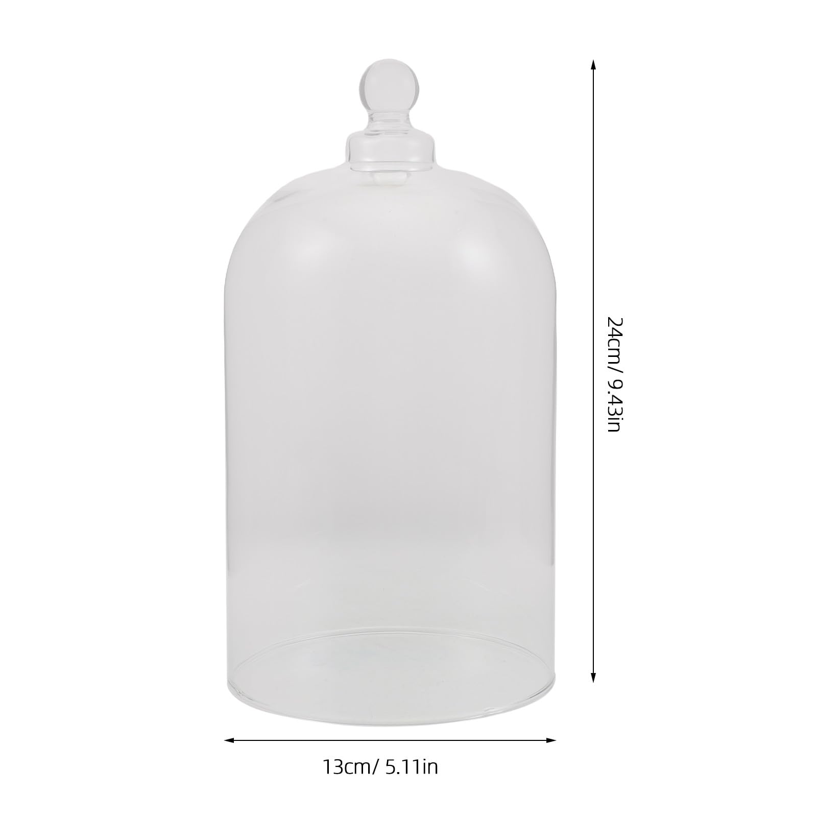 SHOWERORO Cúpula de Cristal para Masa Madre: Campana calentadora para Masa Madre para fermentación - Tarros de fermentación Tapa térmica Transparente Accesorio de Cocina para Hornear — view 7