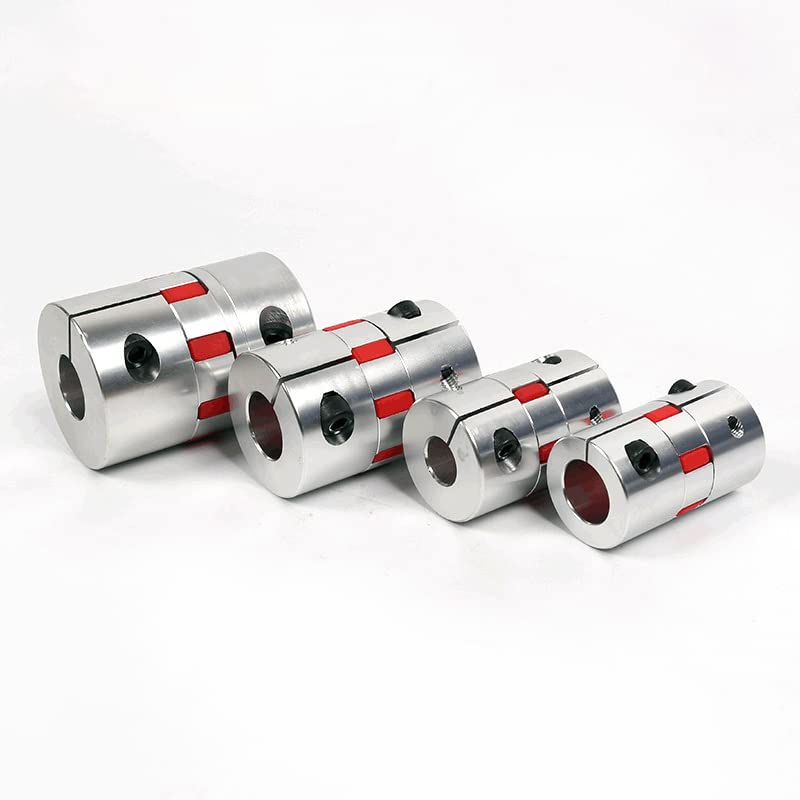 1pc Coupler D20L25 Series Flexible Plum Clamp Coupling OD 20mm L 25mm Shaft CNC Jaw Shaft Coupling 4/5/6/6.35/7/8/9/10mm Coupler(5x9)
