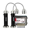 BBQ Grill Light for Outdoor, Barbecue Magnetic Base LED Lights with Flexible Neck,Waterproof Heat Resistant Grill Lamp for Smoker Accessories, Gifts for Men Dad Husband? Batteries Included - 2 Pack