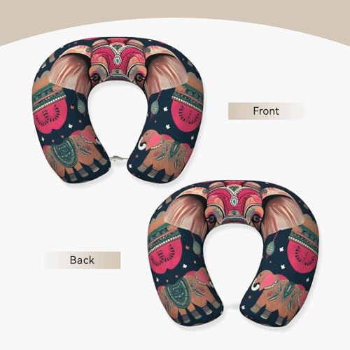 Almohada cervical de poliéster negro tamaño único miniatura 3