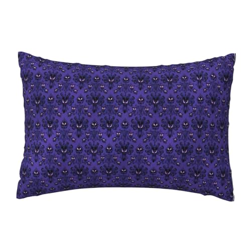 Bkdogkt Fundas de cojín con estampado de mansión embrujada, de 12 x 18 pulgadas, para sofá, cama, decoración del hogar