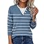Striped Blue