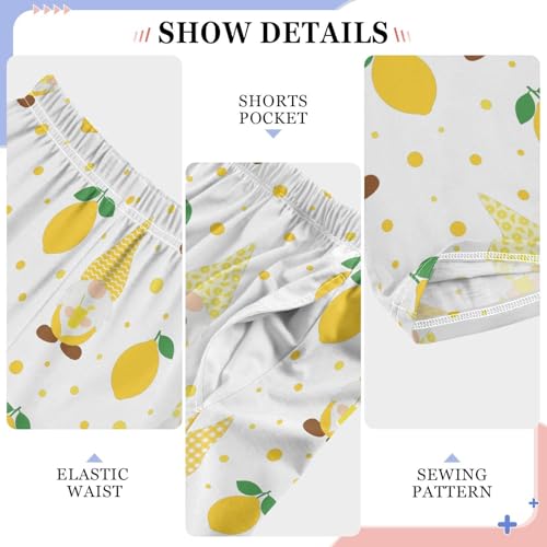 Mango Gnome Boys Long Pants Soft Trousers Elastic Waist Kids Lounge Bottoms with Pockets S-XL4