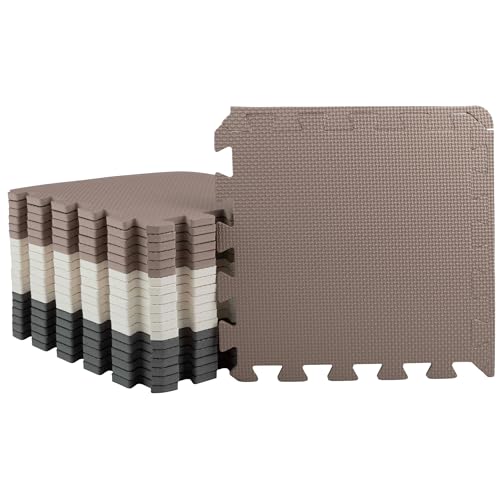 Puzzle Mat EVA Foam Floor Tiles 20-Pack - 20 SQFT Multicolor...