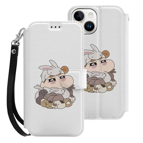 クレヨンしんちゃん 可愛い iPhone15用ケース 手帳型 スマホケース アイホン15用 財布型カバー カードポケット スタンド機能 誕生日ギフト 人気 男女兼用