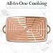 Goodful All-in-One Double Burner Griddle, Ceramic Nonstick, Durable Cast Aluminum, Oven Safe and Dishwasher Safe, Made without PFAS, PFOA, PFOS & PTFE, 18-Inch x 11-Inch, Terracotta