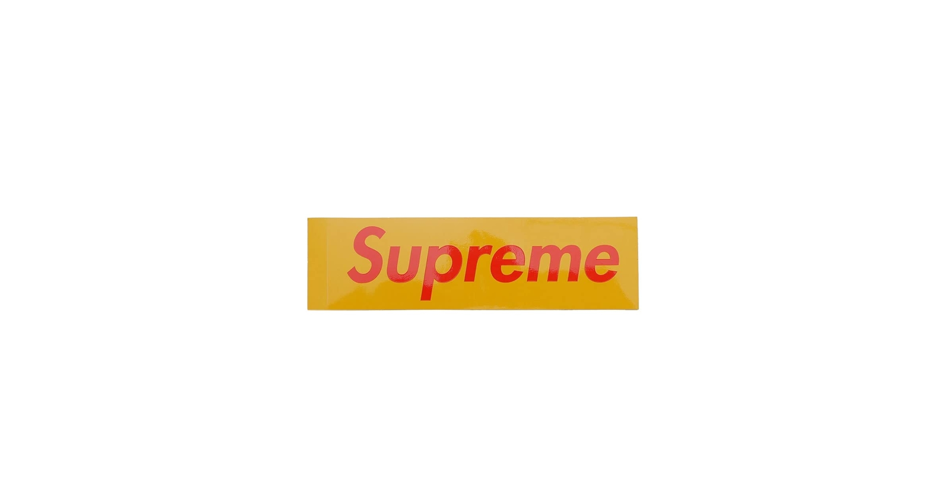 Supreme ホログラム ボックスロゴ ステッカー イエロー Supreme ホログラム ボックスロゴ ステッカー イエロー