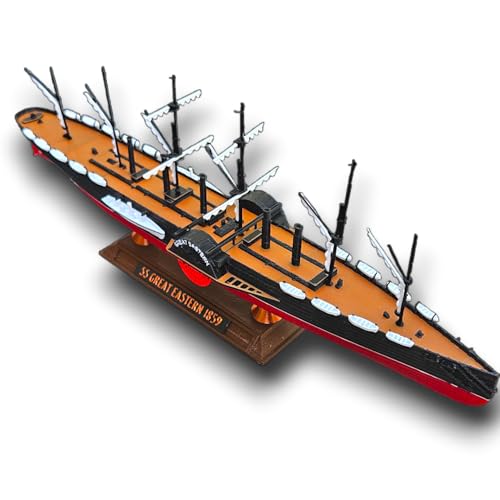 TheRoller3d SS Great Eastern Ship Model 12” Historically Accurate Replica,