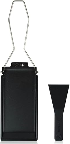 Miniatura 4 de Boska Barbacoa de queso de acero inoxidable, sartén de queso raclette con espátula, para cocinar, hornear, asar a la parrilla, artículos de registro