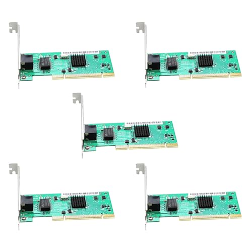 Carte Réseau PCI Gigabit 1000 Mbps Adaptateur Ethernet RJ45 1G Ordinateur Sans Disque