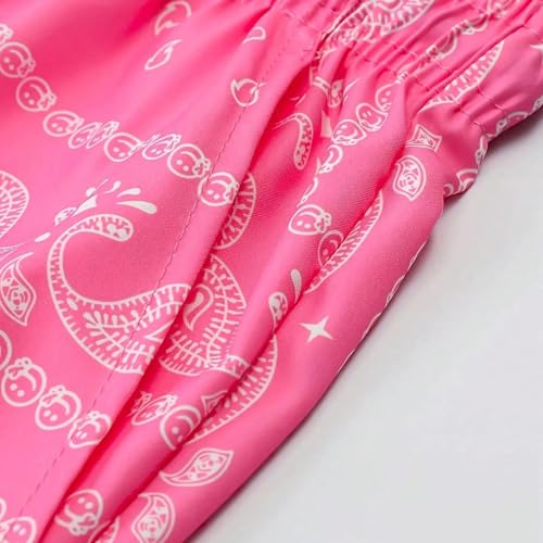 MECH-ENG Mens Paisley Shorts Workout Boxing Running Shorts Bandana Boho Lightweight Drawstring3