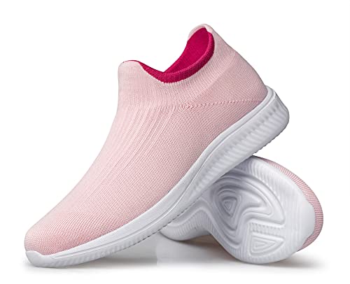 vibdiv Baskets Femme Respirantes Rose 37
