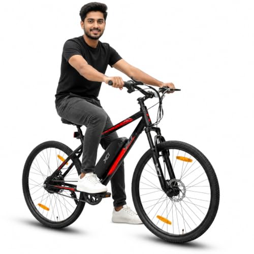 XCi Stormbreaker X1 Electric Cycle 27.5T Black Red - Image 2