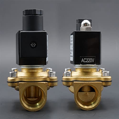 Électrovanne en laiton haut débit 1.5 inch vanne robuste air eau gaz NC - 6